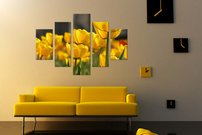obraz na stenu zlte tulipany KV 5